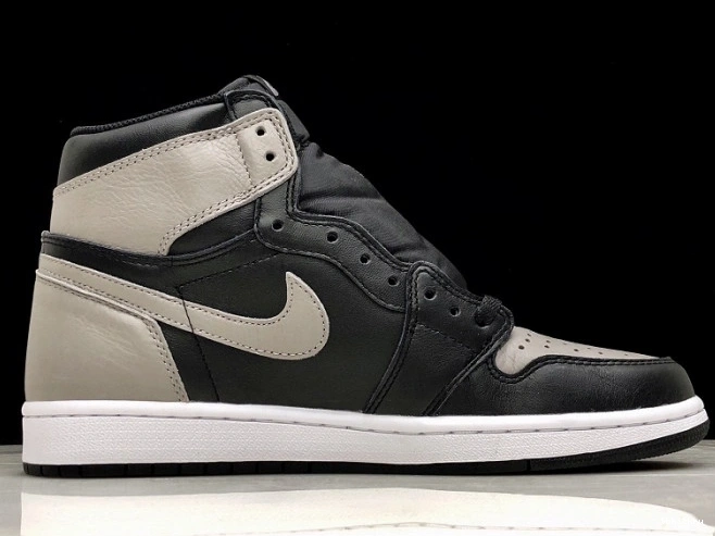 Reps TBkick Jordan Shadow Retro Air 1 Grey 555088-013 OG High Black 0729